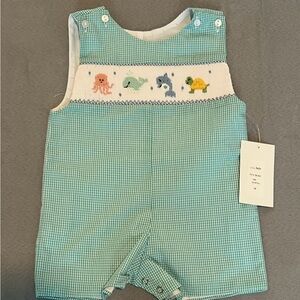 Smocked sea friends Jon Jon